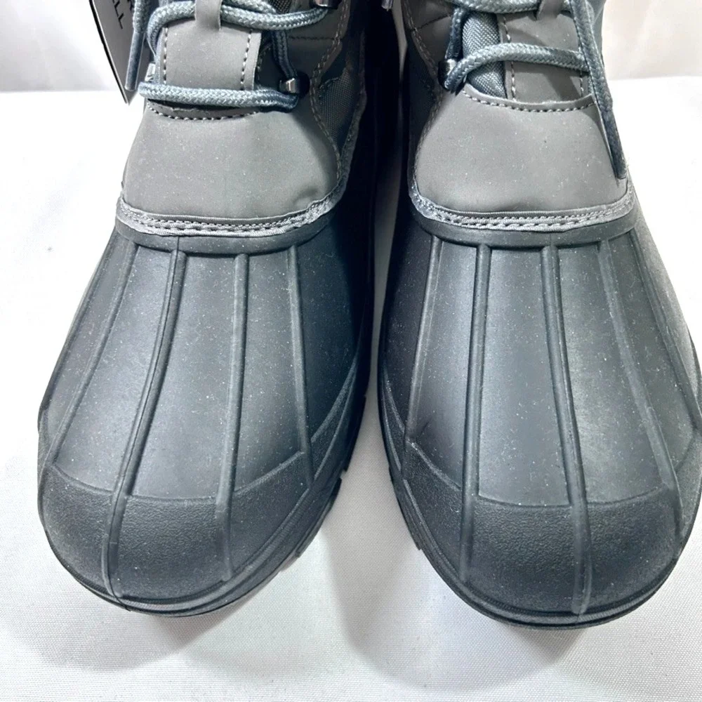 Akademiks Men's‎ Waterproof Snow Boots Black Duck Toe Size US 13 - No Box